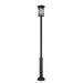Z-Lite Jordan Outdoor Post Mounted Fixture Black 1 Light 570PHXL-5010P-BK | theLightShop