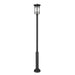 Z-Lite Jordan Outdoor Post Mounted Fixture Black 1 Light 570PHXL-5010P-BK | theLightShop