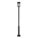 Z-Lite Jordan Outdoor Post Mounted Fixture Black 1 Light 570PHXL-5010P-BK | theLightShop