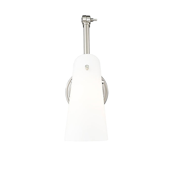Z-Lite Julia Swing-Arm Wall Lamp Brushed Nickel 1 Light 350S-BN | theLightShop