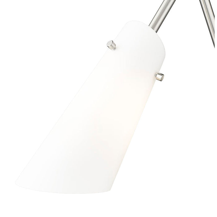 Z-Lite Julia Swing-Arm Wall Lamp Brushed Nickel 1 Light 350S-BN | theLightShop