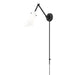 Z-Lite Julia Swing-Arm Wall Lamp Matte Black 1 Light 350S-MB | theLightShop