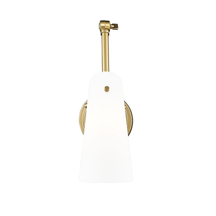 Z-Lite Julia Swing-Arm Wall Lamp Modern Gold 1 Light 350S-MGLD | theLightShop