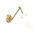 Z-Lite Julia Swing-Arm Wall Lamp Modern Gold 1 Light 350S-MGLD | theLightShop