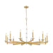 Z-Lite Kaden 12 Light Chandelier - Modern Gold
