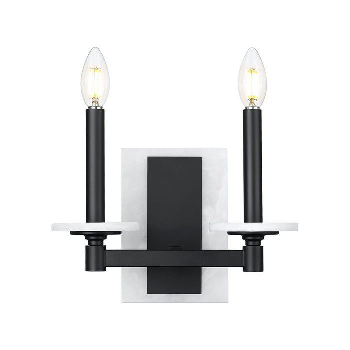 Z-Lite Kaden 2 Light Wall Sconce - Matte Black