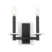 Z-Lite Kaden 2 Light Wall Sconce - Matte Black