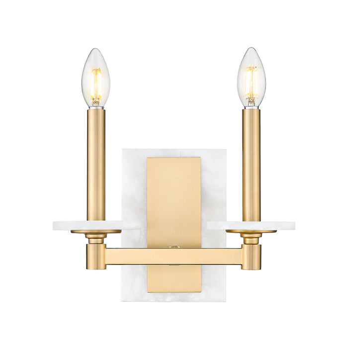 Z-Lite Kaden 2 Light Wall Sconce - Modern Gold