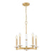 Z-Lite Kaden 5 Light Chandelier - Modern Gold