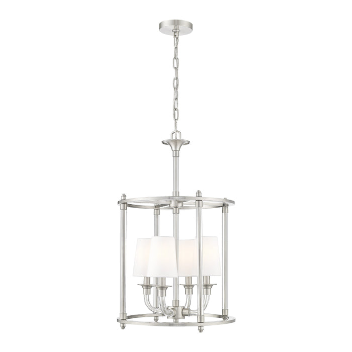 Z-Lite Katerina 4 Light Chandelier - Brushed Nickel