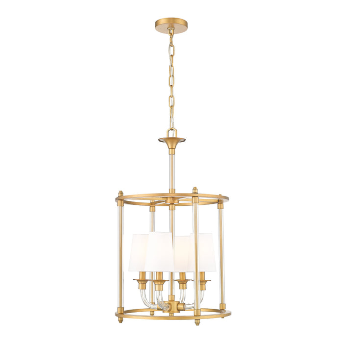 Z-Lite Katerina 4 Light Chandelier - Rubbed Brass