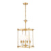Z-Lite Katerina 4 Light Chandelier - Rubbed Brass