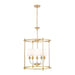 Z-Lite Katerina 5 Light Cage Chandelier - Rubbed Brass