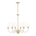 Z-Lite Katerina 6 Light Chandelier - Rubbed Brass
