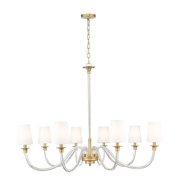 Z-Lite Katerina 8 Light Chandelier - Rubbed Brass
