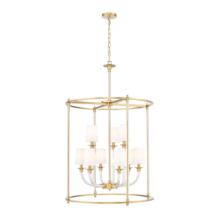 Z-Lite Katerina 9 Light Chandelier - Rubbed Brass