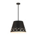 Z-Lite Katie Matte Black 1 Light Chandelier 6014-18MB | theLightShop