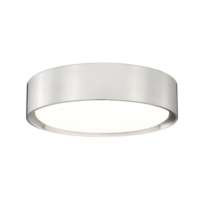 Z-Lite Kawan Flushmount Brushed Nickel LED 1 Light 12 Inch 1014F12-BN-LED | theLightShop