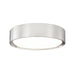 Z-Lite Kawan Flushmount Brushed Nickel LED 1 Light 12 Inch 1014F12-BN-LED | theLightShop