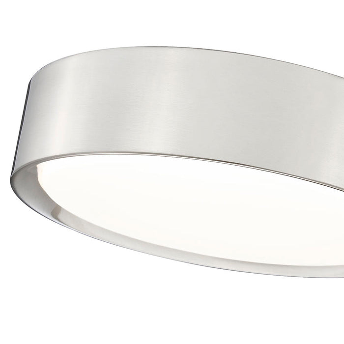 Z-Lite Kawan Flushmount Brushed Nickel LED 1 Light 12 Inch 1014F12-BN-LED | theLightShop