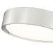 Z-Lite Kawan Flushmount Brushed Nickel LED 1 Light 12 Inch 1014F12-BN-LED | theLightShop