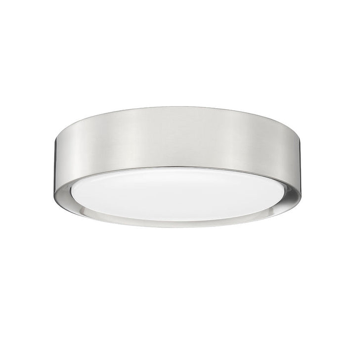 Z-Lite Kawan Flushmount Brushed Nickel LED 1 Light 12 Inch 1014F12-BN-LED | theLightShop