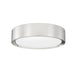 Z-Lite Kawan Flushmount Brushed Nickel LED 1 Light 12 Inch 1014F12-BN-LED | theLightShop
