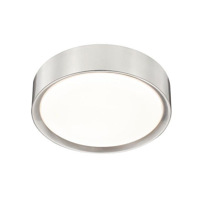 Z-Lite Kawan Flushmount Brushed Nickel LED 1 Light 12 Inch 1014F12-BN-LED | theLightShop