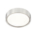 Z-Lite Kawan Flushmount Brushed Nickel LED 1 Light 12 Inch 1014F12-BN-LED | theLightShop