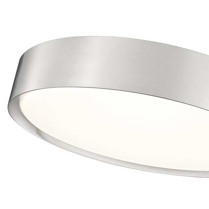 Z-Lite Kawan Flushmount Brushed Nickel LED 1 Light 16 Inch 1014F16-BN-LED | theLightShop