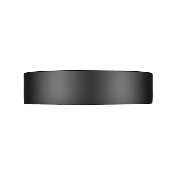 Z-Lite Kawan Flushmount Matte Black LED 1 Light 12 Inch 1014F12-MB-LED | theLightShop