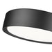 Z-Lite Kawan Flushmount Matte Black LED 1 Light 12 Inch 1014F12-MB-LED | theLightShop
