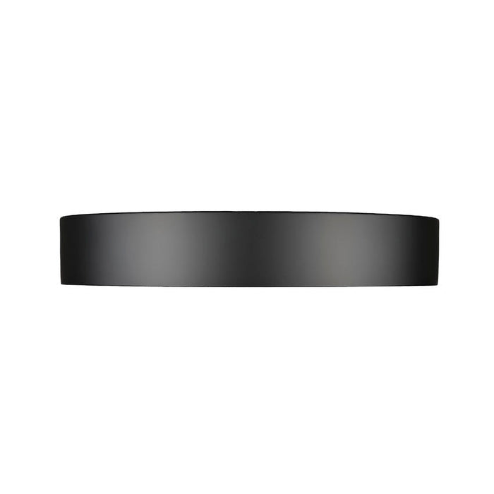 Z-Lite Kawan Flushmount Matte Black LED 1 Light 16 Inch 1014F16-MB-LED | theLightShop