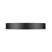 Z-Lite Kawan Flushmount Matte Black LED 1 Light 20 Inch 1014F20-MB-LED | theLightShop