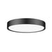 Z-Lite Kawan Flushmount Matte Black LED 1 Light 20 Inch 1014F20-MB-LED | theLightShop