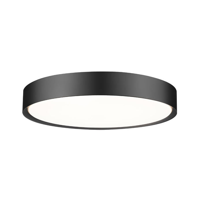 Z-Lite Kawan Flushmount Matte Black LED 1 Light 20 Inch 1014F20-MB-LED | theLightShop