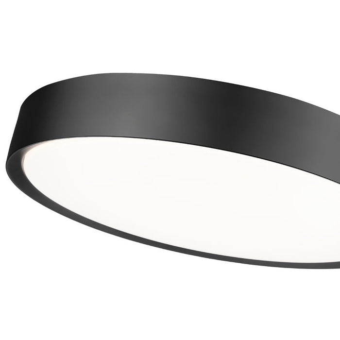 Z-Lite Kawan Flushmount Matte Black LED 1 Light 20 Inch 1014F20-MB-LED | theLightShop