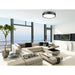 Z-Lite Kawan Flushmount Matte Black LED 1 Light 20 Inch 1014F20-MB-LED | theLightShop