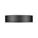 Z-Lite Kawan Flushmount Matte Black Modern Gold LED 1 Light 12 Inch 1014F12-MB-MGLD-LED | theLightShop