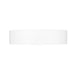 Z-Lite Kawan Flushmount Matte White Modern Gold LED 1 Light 12 Inch 1014F12-MW-MGLD-LED | theLightShop