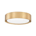 Z-Lite Kawan Flushmount Modern Gold LED 1 Light 12 Inch 1014F12-MGLD-LED | theLightShop