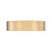 Z-Lite Kawan Flushmount Modern Gold LED 1 Light 12 Inch 1014F12-MGLD-LED | theLightShop