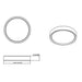 Z-Lite Kawan Flushmount Modern Gold LED 1 Light 16 Inch 1014F16-MGLD-LED | theLightShop
