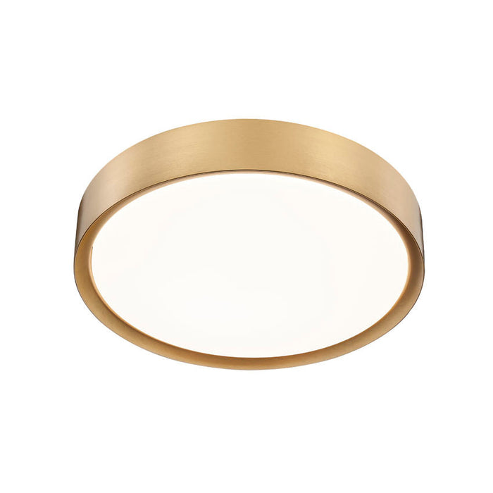 Z-Lite Kawan Flushmount Modern Gold LED 1 Light 16 Inch 1014F16-MGLD-LED | theLightShop