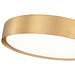 Z-Lite Kawan Flushmount Modern Gold LED 1 Light 16 Inch 1014F16-MGLD-LED | theLightShop