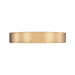 Z-Lite Kawan Flushmount Modern Gold LED 1 Light 16 Inch 1014F16-MGLD-LED | theLightShop
