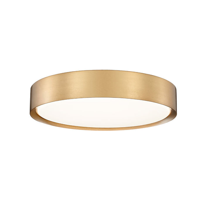 Z-Lite Kawan Flushmount Modern Gold LED 1 Light 16 Inch 1014F16-MGLD-LED | theLightShop