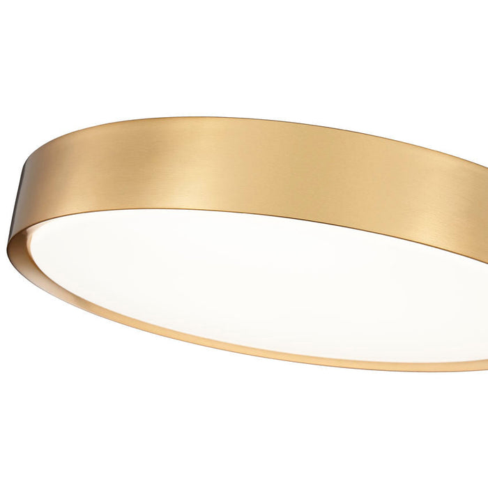 Z-Lite Kawan Flushmount Modern Gold LED 1 Light 20 Inch 1014F20-MGLD-LED | theLightShop