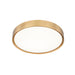 Z-Lite Kawan Flushmount Modern Gold LED 1 Light 20 Inch 1014F20-MGLD-LED | theLightShop