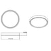 Z-Lite Kawan Flushmount Modern Gold LED 1 Light 20 Inch 1014F20-MGLD-LED | theLightShop